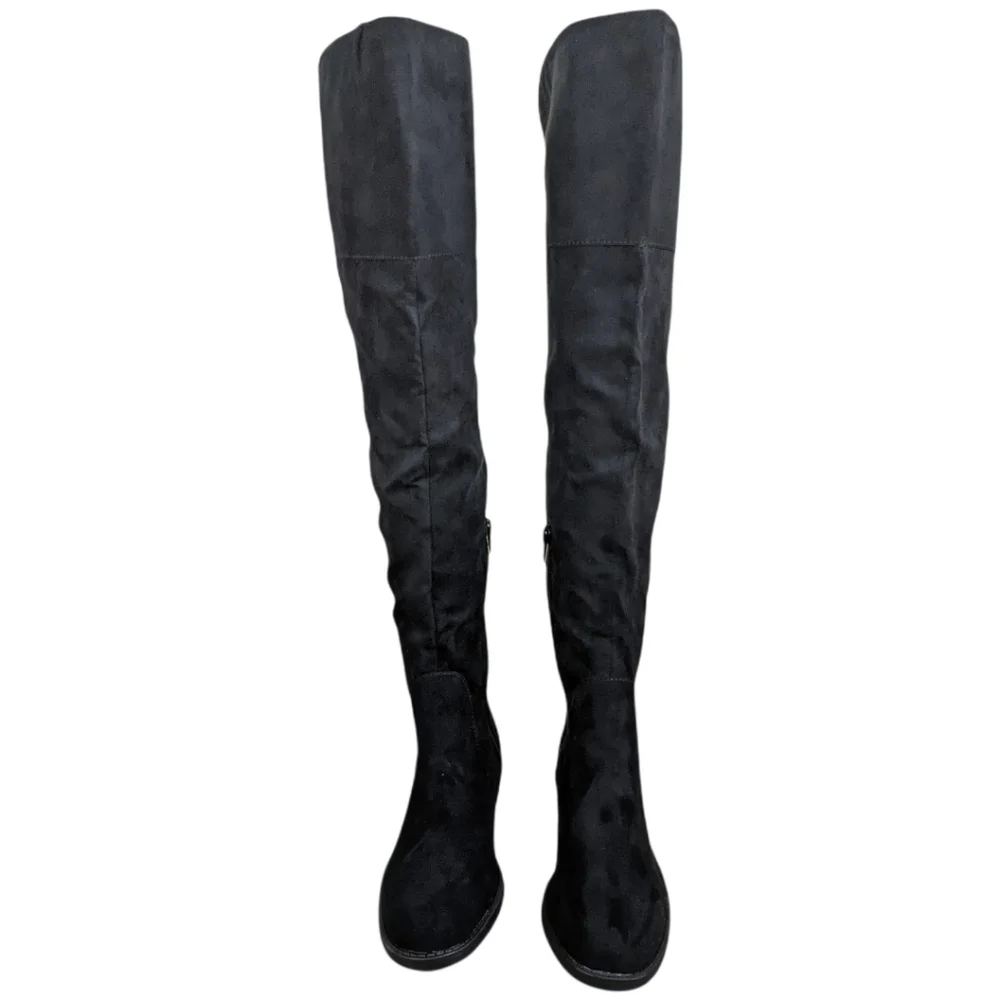 Sun and Stone Black Over-the-Knee Boots Size 5